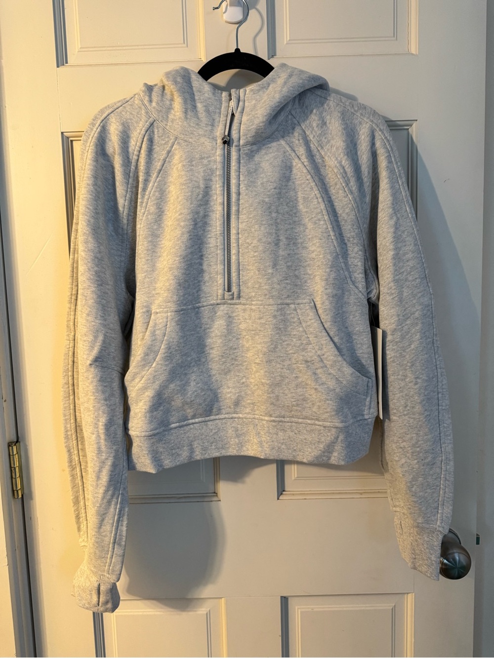 NWT lululemon Scuba Oversized Half Zip Hoodie Grey M/L